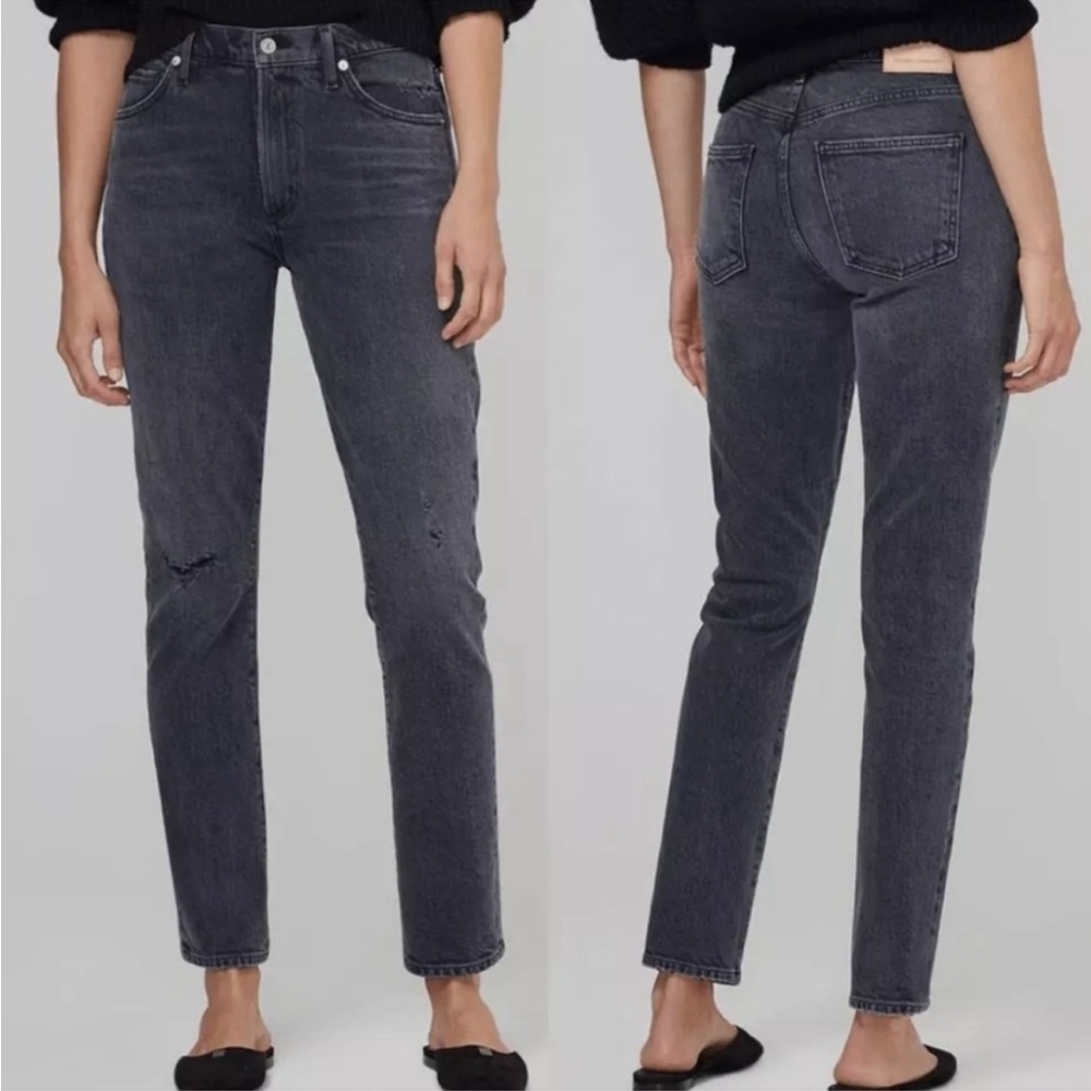 Citizens Of Humanity Gray Straight Leg Jeans Classic Style